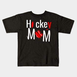 All Canadian Hockey Mom Kids T-Shirt